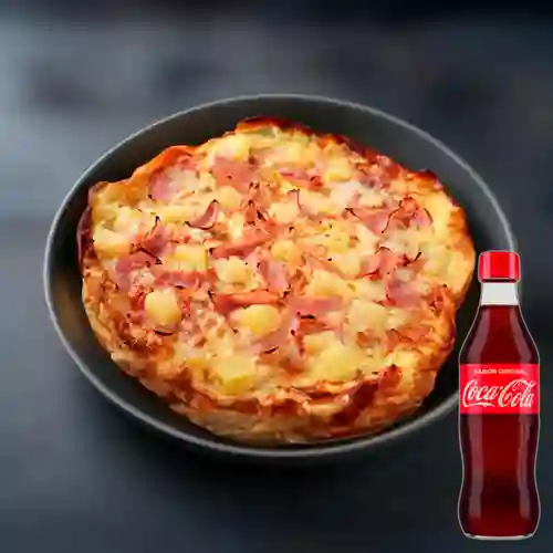 Combo Pizza Hawaiana + Coca-Cola Sabor Original 400 ml