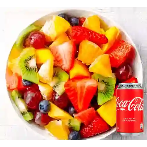 Combo Porción Fruta + Coca-Cola Sabor Ligero 350 ml