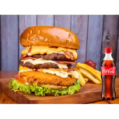 Combo Krusty Explosiva + Coca Cola Original 400 ml