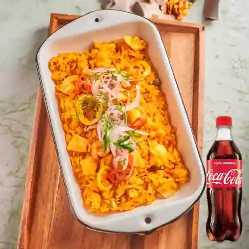 Combo Chaufa Mixto + Coca Cola Original 500 ml