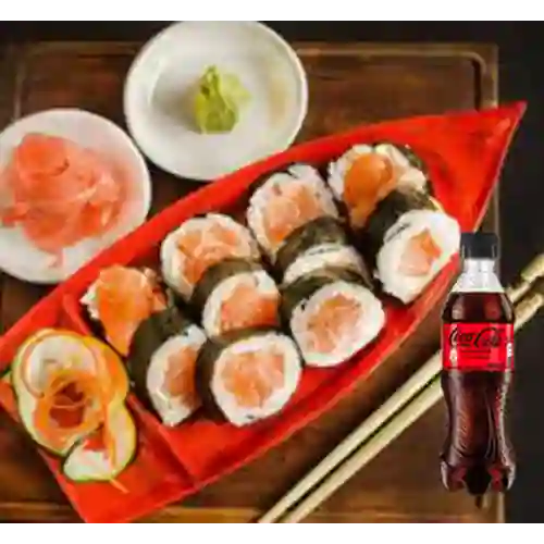 Combo Philadelphia + Coca Cola Sin Azúcar 400 ml