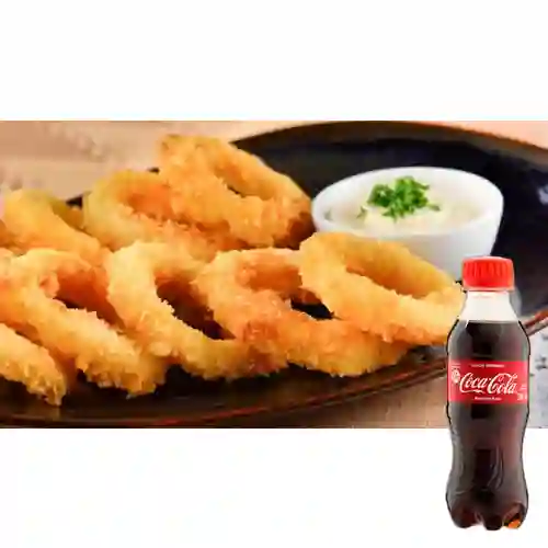 Combo Anillos de Calamar Crispy + Coca Cola Original 200 ml