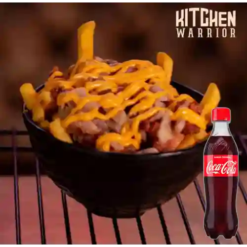 Combo Papitas Warrior + Coca-Cola Sabor Original 400ml
