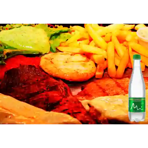 Combo Mixta + Manantial con Gas 600ML
