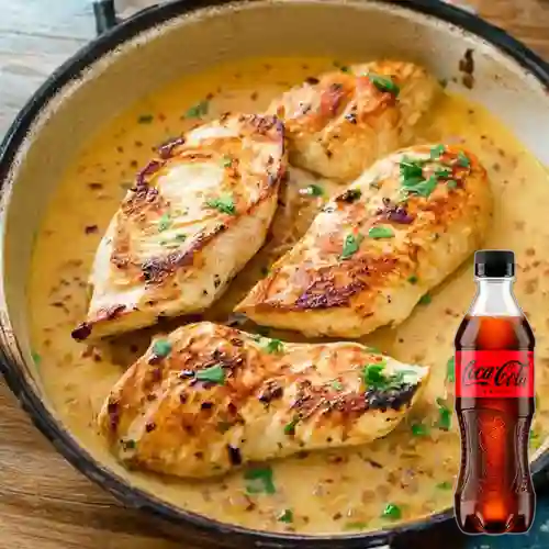 Combo Pollo Pimienta + Coca-Cola ZERO 400ml