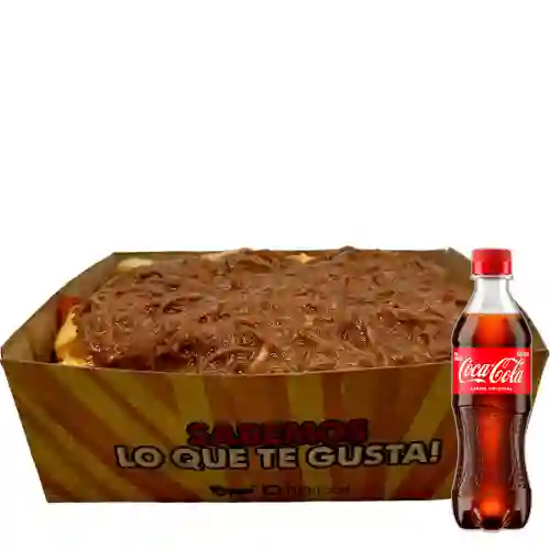 Combo Salchi Carne + Coca Cola Original 400 ml