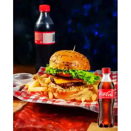 Combo Hamburguesa Clásica + Coca Cola Original 400 ml