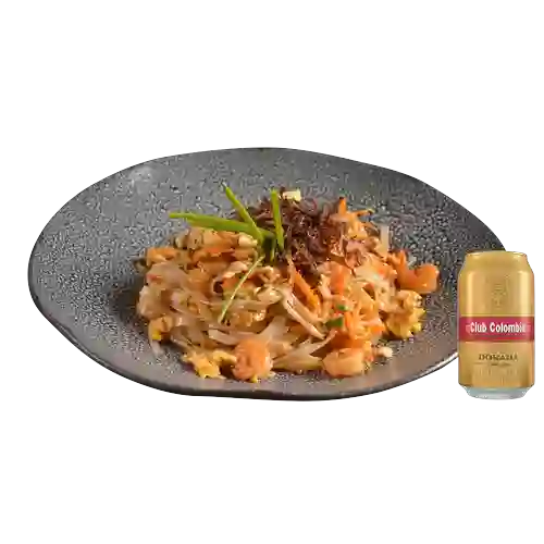 Combo Pad Thai Especial + Club col. Dorada Lta 330ml
