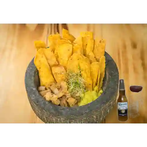 Combo Molcajete + Chela que Te Cagas