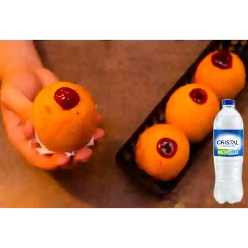 Combo Buñuelo de Mora + Cristal Sin Gas 600 ml