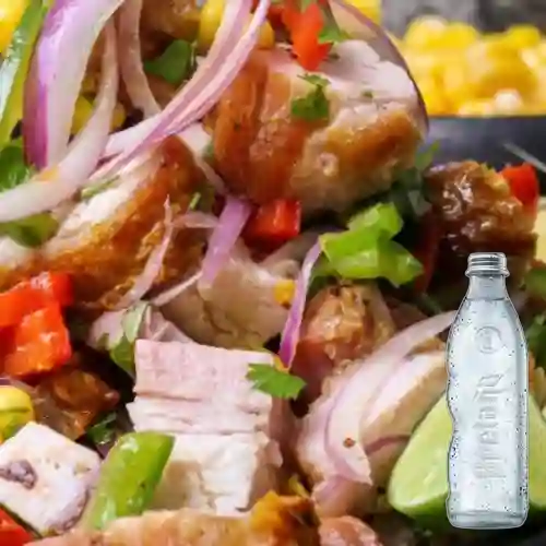 Ceviche Mixto Chorizo Santarrosano&Chicharrón +Bretaña 300ml