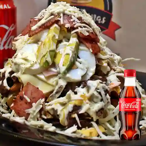 Combo Arepa Cabimera Mixta + Coca Cola Original 250ML