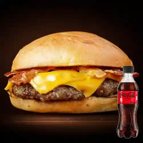 Combo Cheesebacon + Coca-Cola Sin Azúcar 400 ml