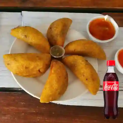 Combo Empanadas de Lechona +cocacola Orig 400ml