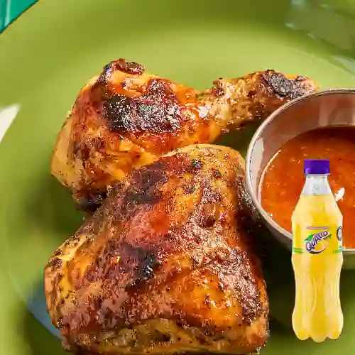 Combo Pollo Al Jerk Combo + Quatro Original 400ML