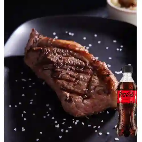 Combo Bife de Chorizo 300gr + Coca Cola Sin Azúcar 400 ml