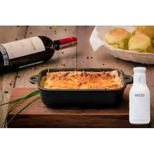 Combo Lasagna Combinada + T�� Hatsu Blanco 400 ml