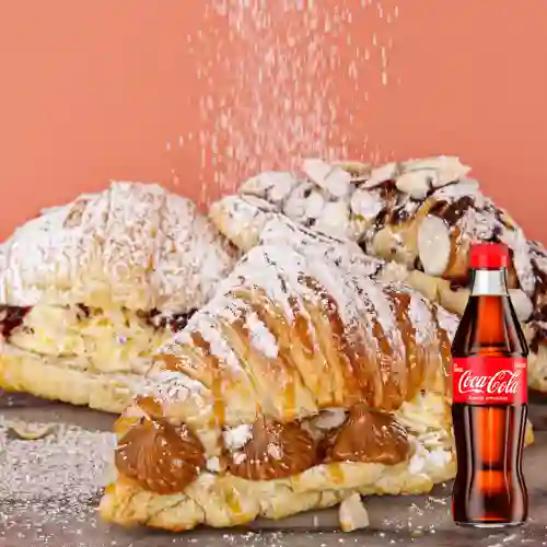Combo Croissant Arequipe Nueces +Cocacola Orig 300ML