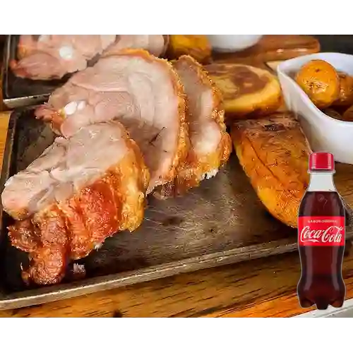 Combo Costilla Chicharrona +Cocacola Orig 250ml
