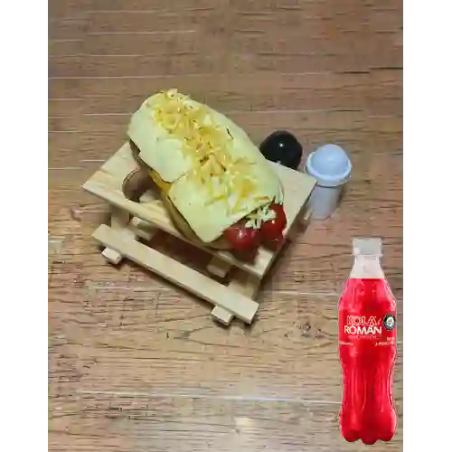 Combo Perro Suizo + Kola Román Original 400ML