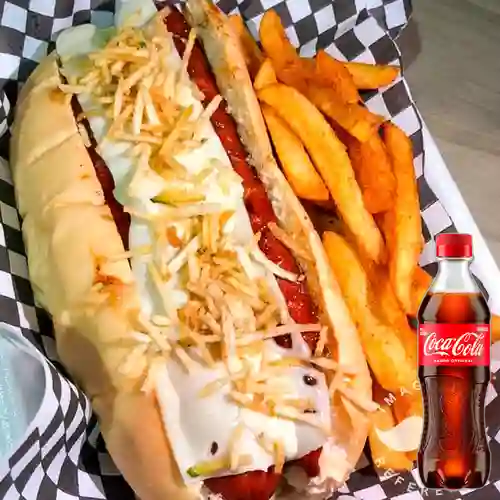 Combo Choriperro + Coca Cola Original 400 ml