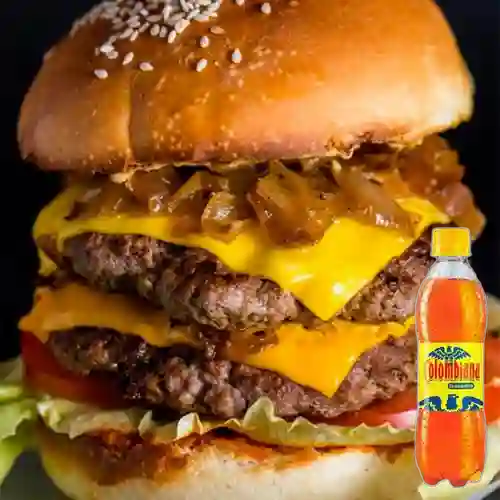 Combo Hamburguesa King Especial + Colombiana 400 ml