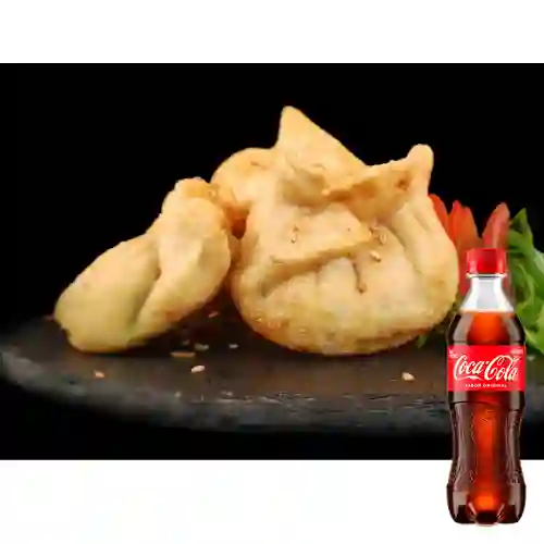 Combo Gyozas de Carne + Coca Cola Original 400 ml