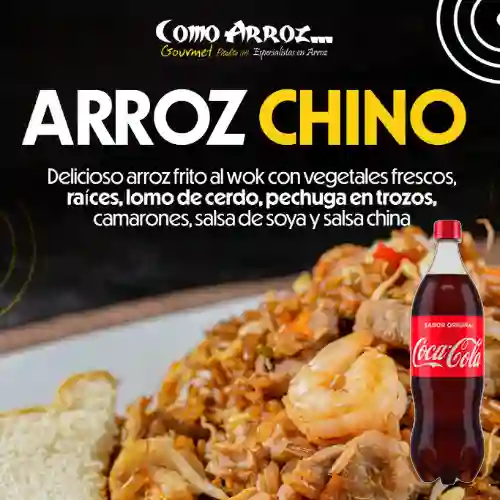 Combo Arroz Chino Media Caja +Cocacola Orig 1.5l