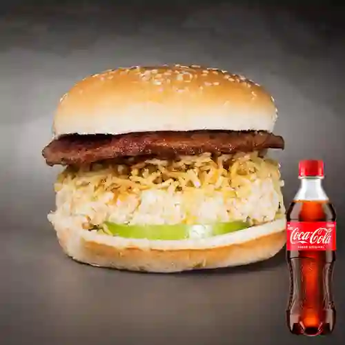 Combo Hamburguesa Sencilla + Coca Cola Original 400 ml