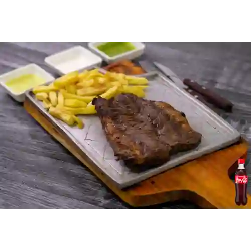 Combo Punta de Anca Al Carbón +Cocacola Orig 400ml
