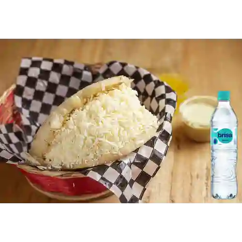 Combo Arepa Queso Costeño + Brisa Sin Gas 600ML