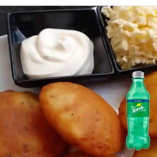 Combo 3X Arepitas de Anis + Sprite Sin Azúcar 400 ml
