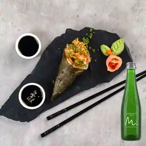 Combo Temakis X 3 + Manantial Con Gas 400 ml