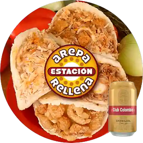 Combo Pollo Champiñón + Club Colombia Rubia 330 ml