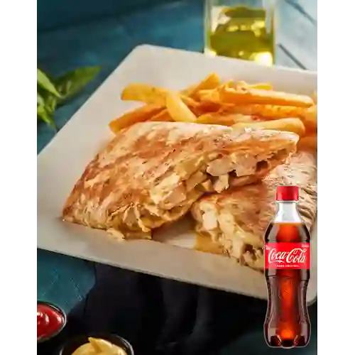 Wrap de Pollo c/ Champiñones +Cocacola Org 400ml
