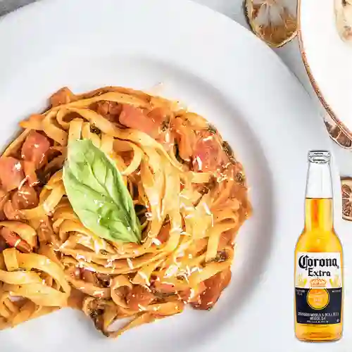 Combo Penne Bolognese + Corona 330 ml