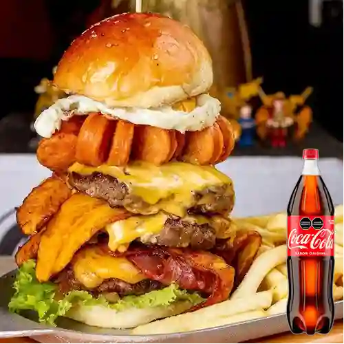 Combo Super Hulk + Coca Cola Original 1.5 L