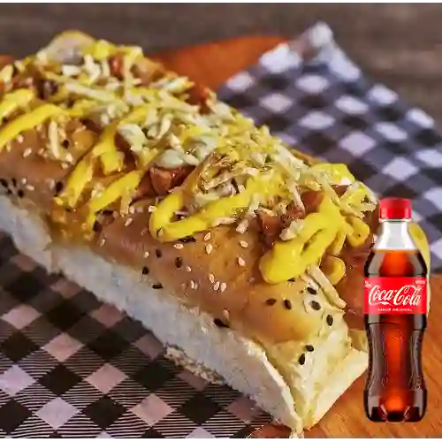 Combo Hot Dog Americano + Coca Cola Original 400 ml