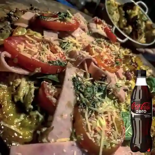 Combo Pizza Sao Paulo + Coca-cola 400ml Zero