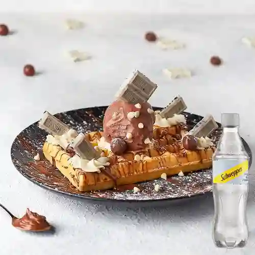 Combo Waffle Hersheys + Schweppes Soda 400ml