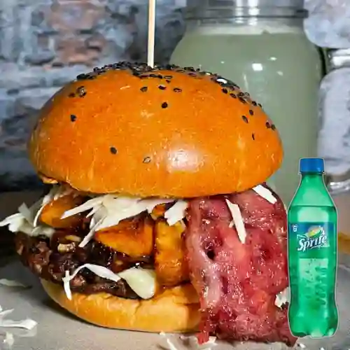 Combo Costeñita Burger + Gaseosa 400Ml