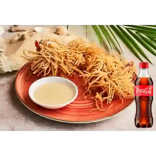 Combo Langostinos Gorgona + Coca Cola Original 400 ml