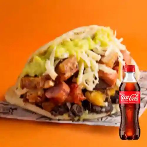 Combo Arepa Caprichosa + Coca Cola Original 400 ml