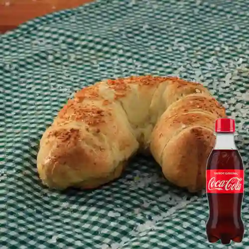 Combo Croissant de Queso + Coca-Cola Sabor Original 250 ml