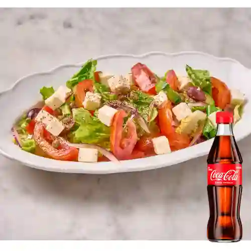 Combo Ensalada Griega + Coca Cola Original 300ML
