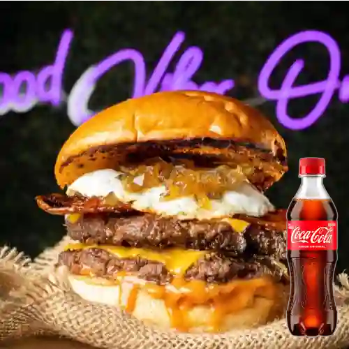 Combo Hamburguesa Chicago + Coca Cola Original 400 ml