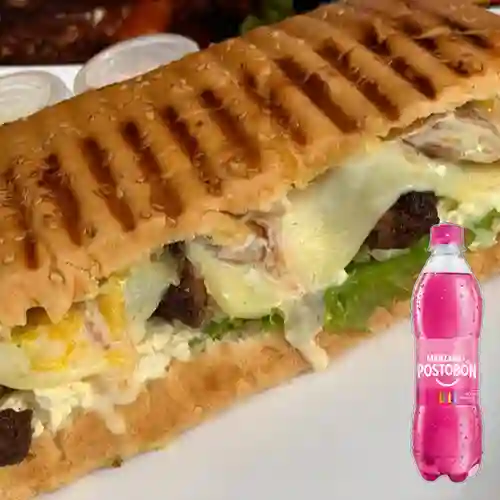 Combo Sandwich de Pollo + Manzana 400 ml
