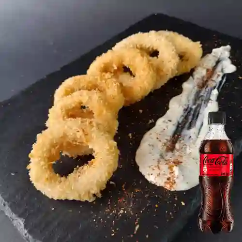 Combo Calamares Tempura + Coca Cola Sin Azúcar 400 ml