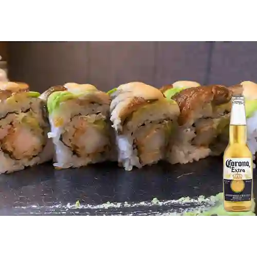 Combo Dragón Roll + Corona 350 ml