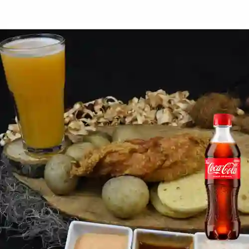 Combo Pechuga Yumbo Apanada +Cocacola Orig 400ml